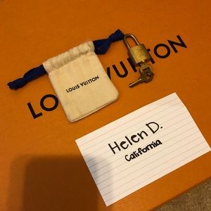 Authentic Louis Vuitton Lock and Keys